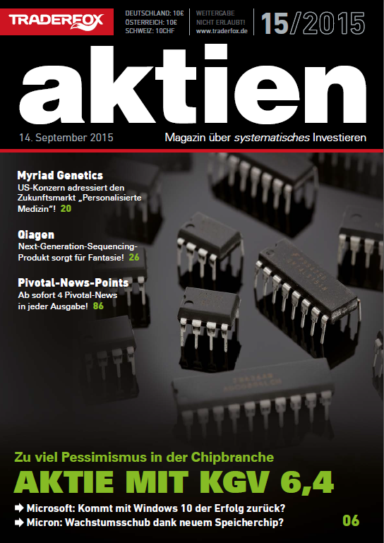 Cover "aktien" Magazin Nr. 15