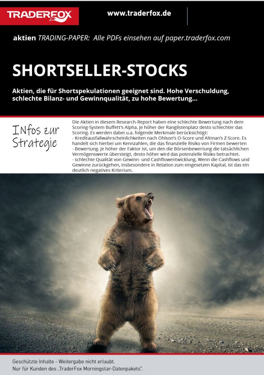 Cover Shortseller-Stocks