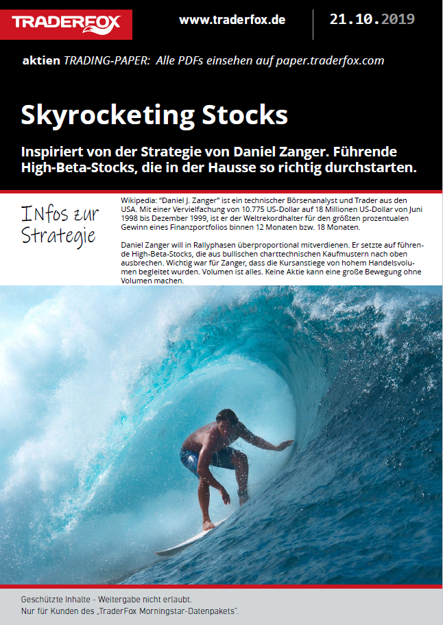 Trading-Paper: Skyrocketing Stocks