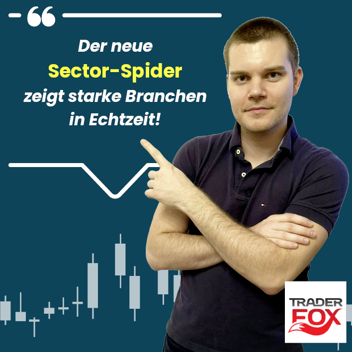 Der neue Sector-Spider zeigt starke Branchen in Echtzeit!